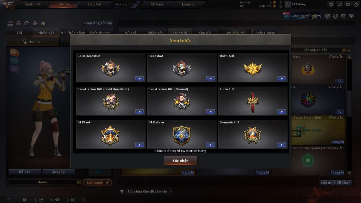 shop acc cf uy tin gia re